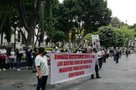 VIDEO Locatarios y comerciantes se suman a la campaña Abrir o Morir en Puebla
