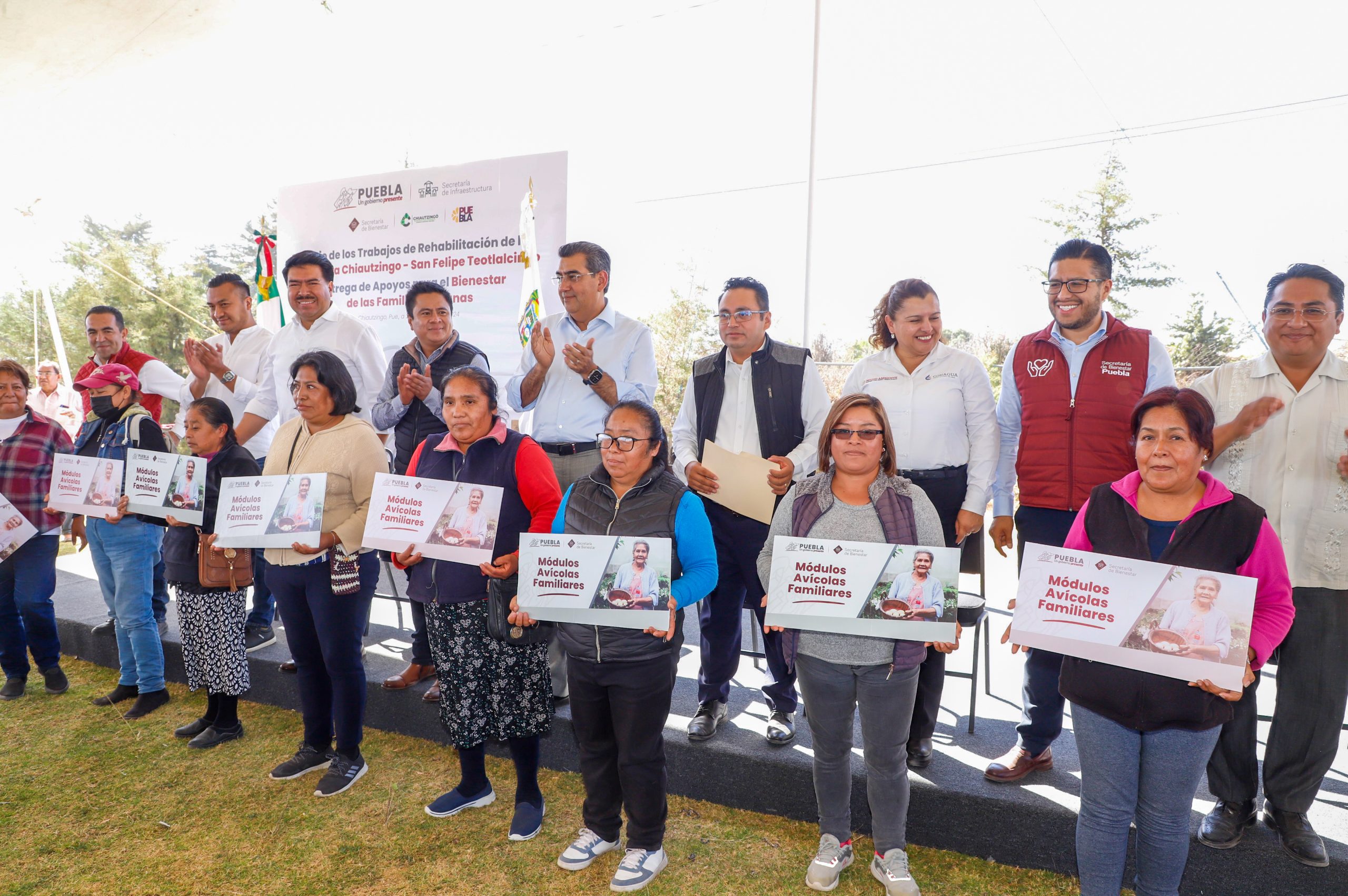 Actual gobierno estatal ejecuta obra pública como nunca había sucedido en puebla: Sergio Salomón