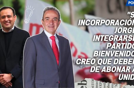 Lalo Castillo le da la bienvenida, a la 4T, a Jorge Estefan