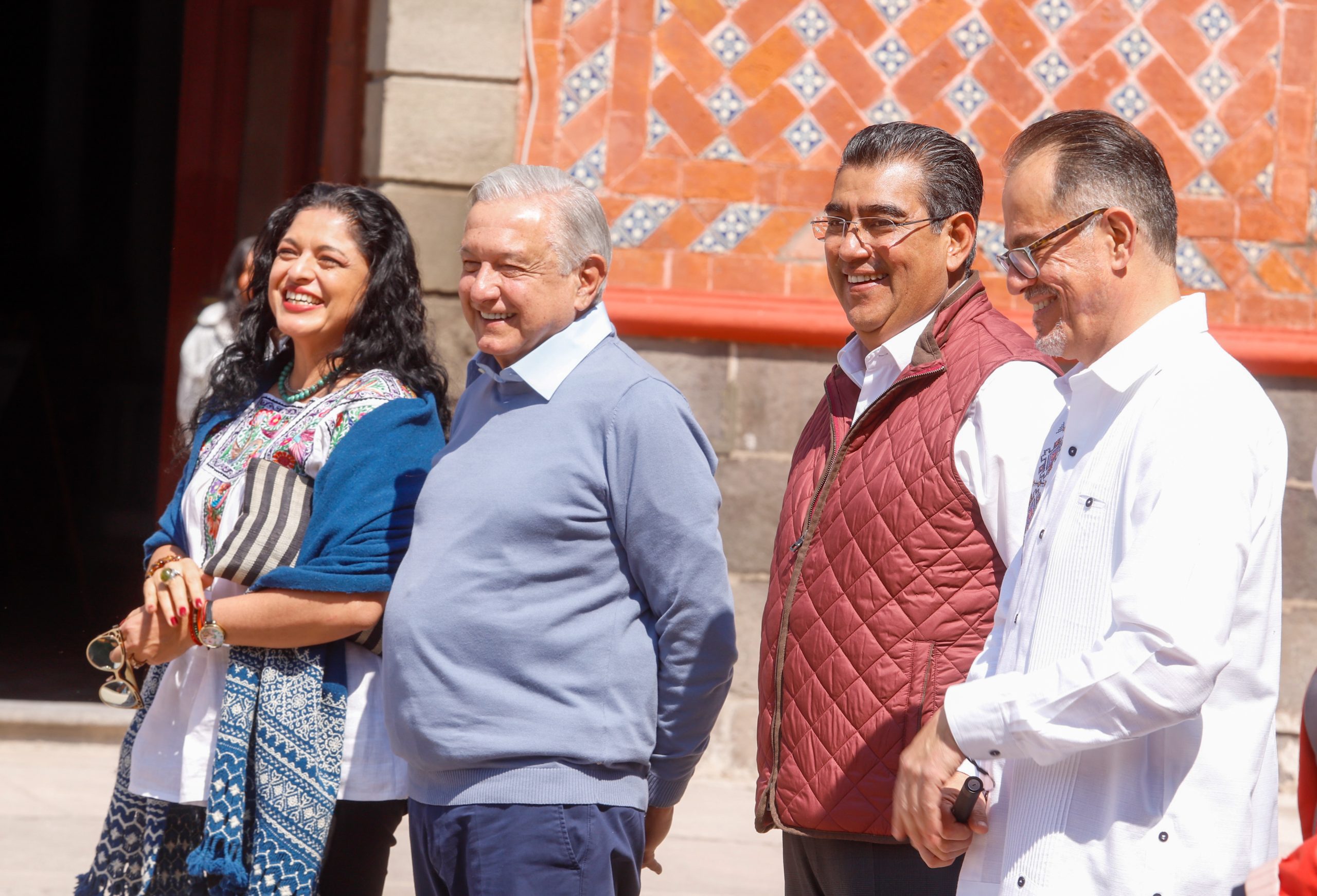 En Puebla, AMLO entrega obras del Patrimonio Cultural