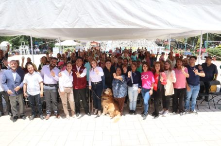 Participa Ceci Arellano en encuentro sobre valores familiares en la Junta Auxiliar de la Libertad