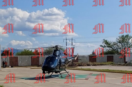 Vía aérea trasladan a bebecito con neumonía a la ciudad de Puebla