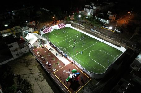Ariadna Ayala rehabilita espacio deportivo en colonia El Cerril para disfrute de familias atlixquenses