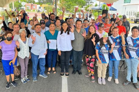 Ariadna Ayala inaugura circuito de obras con sentido social Homex-Valle real