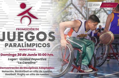 Atlixco, ejemplo de inclusión al ser sede de exhibición de juegos paraolímpicos.