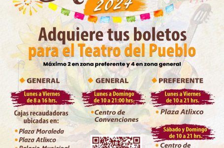 Conoce los puntos de venta de boletos para ver a tu artista favorito en la feria de Atlixco 2024