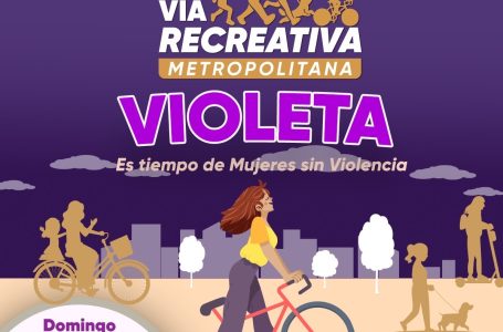 Gobierno del Estado invita a participar en Vía Recreativa Metropolitana Violeta