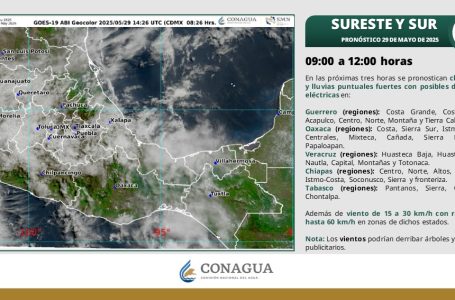 Se forma la tormenta tropical Alvin frente a costas del Pacífico mexicano