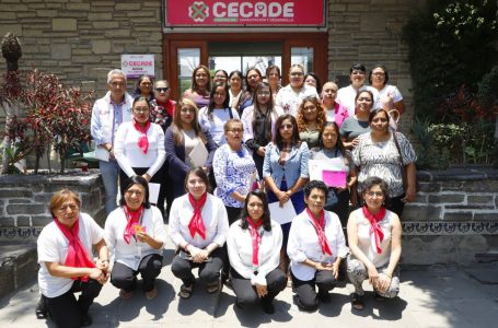 Capacita SMDIF a coordinadores de los CECADE de juntas auxiliares del municipio
