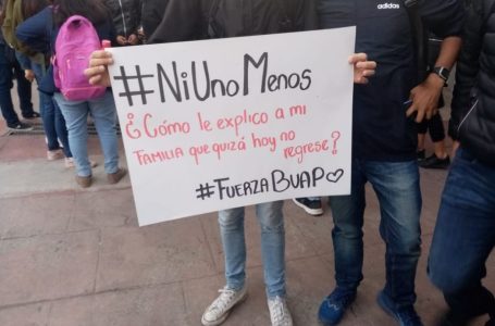 Por inseguridad en la Ciudad de Puebla estudiantes inician manifestación