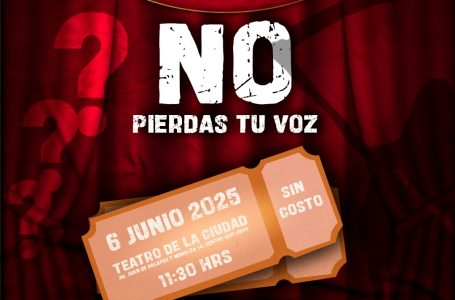 Gobierno de la Ciudad promueve “No pierdas tu voz”: Teatro con causa para prevenir adicciones en jóvenes