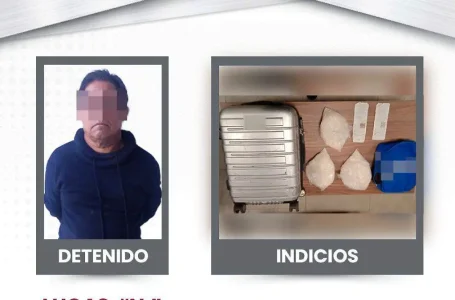 Aprehensión de presunto narcomenudista en la CAPU