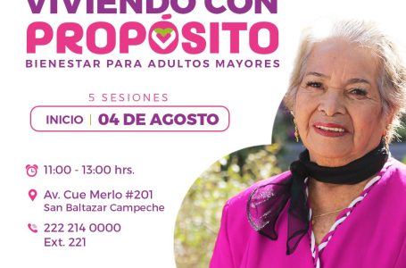 Anuncia SMDIF talleres de crianza positiva y viviendo con propósito para adultos mayores