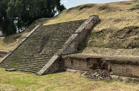 Zona Arqueológica de Cholula afectada por lluvias