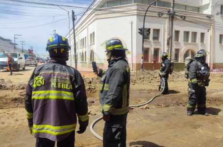 Atiende Protección Civil y Bomberos del Estado fuga de gas