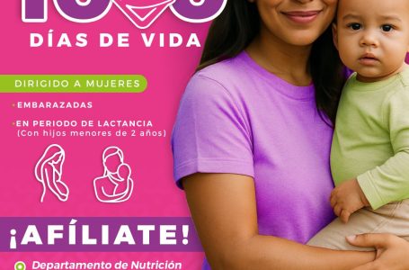Invita DIF Puebla Capital a mujeres embarazadas y madres de menores de 2 años de edad a afiliarse al programa de “Atención alimentaria en los primeros mil días de vida”