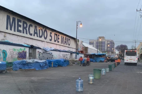 El cobro de piso en el mercado 5 de mayo no deja de ser visible