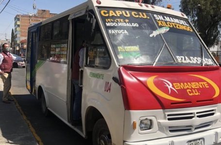 Balean a conductor de transporte público en la ciudad de Puebla