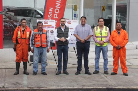 Fortalece Gobierno de la Ciudad la campaña Bacheando Puebla, suma maquinaria de bacheo en frío