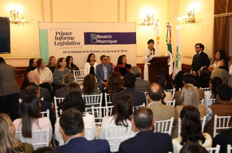 Presentó Beatriz Manrique su Primer Informe Legislativo
