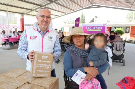 DIF Puebla Capital mejora la nutrición de niñas y niños de San Miguel Espejo con el programa “Pequeños Imparables”