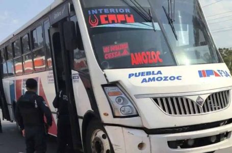 Otro asalto a transporte público a la altura de Amalucan
