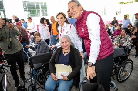 Priorizan Pepe Chedraui y MariElise Budib el bienestar de grupos prioritarios con la entrega de aparatos funcionales