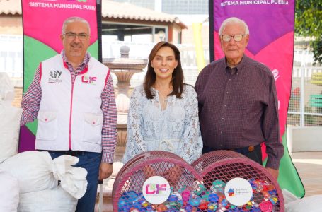 Entrega MariElise Budib dos toneladas de tapitas de plástico a la fundación “Una Nueva Esperanza”