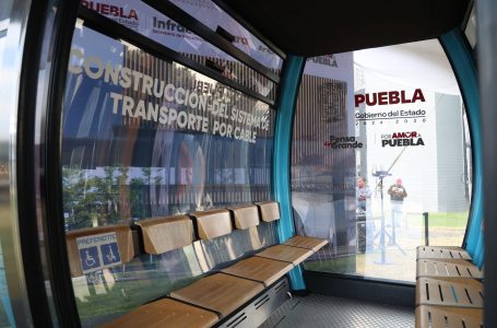 García Parra denuncia infiltración en marcha contra el Cablebús en Puebla