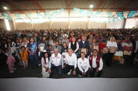 Lleva Pepe Chedraui seguridad alimentaria a habitantes de San Pablo Xochimehuacan