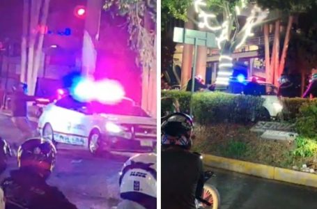 Motociclistas agreden a patrulleros en bulevar Hermanos Serdán