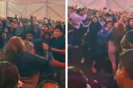 Batalla campal en concierto de Cuisillos en Feria de Cuautlancingo