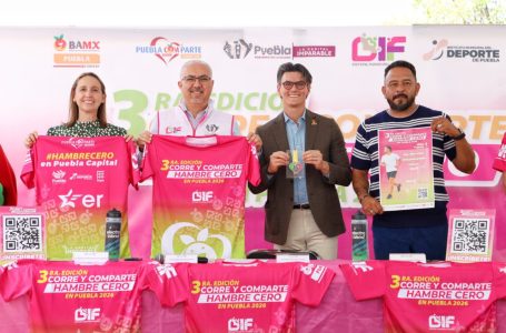 SMDIF presenta playera y medalla oficial de la Carrera “Corre y Comparte: Hambre Cero 2026”
