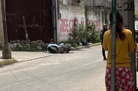 Motociclista es asesinado a balazos por sujetos en calles de Amozoc
