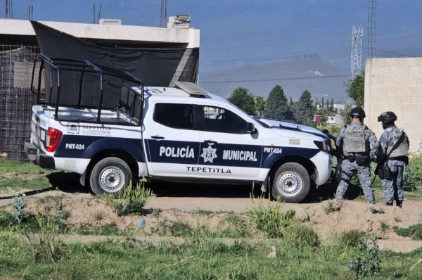 Localizan cadáver en Texmelucan con presunta vestimenta policial