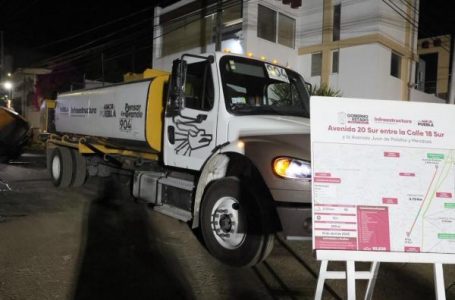 Con turnos día y noche, Gobierno Estatal rescata la 20 Sur en El Mirador