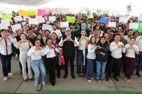 Gobierno Estatal consolida bienestar en Quecholac con obra comunitaria