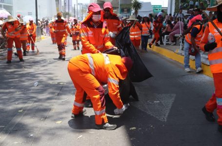 Gobierno de Pepe Chedraui garantiza limpieza en desfile del 5 de mayo