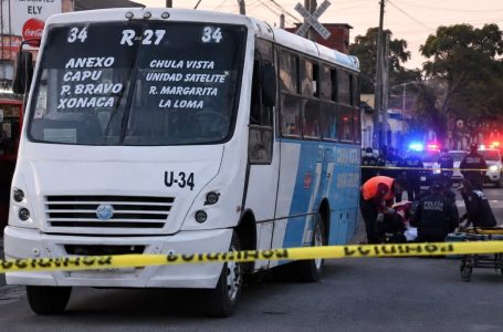 Asalto a unidad de la Ruta 27 en la colonia Anexo La Loma en Puebla