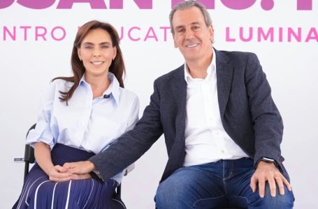 Colocan MariElise Budib y Pepe Chedraui primera piedra de LUMINA