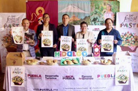 Puebla promueve Festival Internacional del Paste en Hidalgo