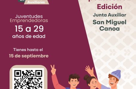 Anuncia gobierno de Pepe Chedraui convocatoria “Jóvenes Imparables en Juntas Auxiliares” edición San Miguel Canoa