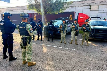 Operativo de la FGE y SSP en la colonia San José El Conde