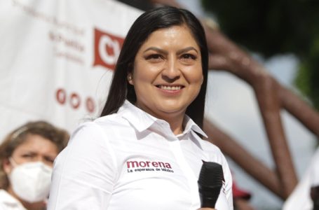 Claudia Rivera se registra por la coordinación municipal de Puebla